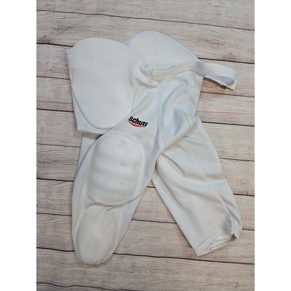 Schutt Youth XL‎ Football Practice Pants Integrated Pads  White